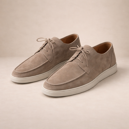 Maxwell | Men's Suede Lace-Up Loafers