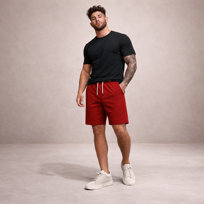 Matthias | Men's Breathable Linen Shorts