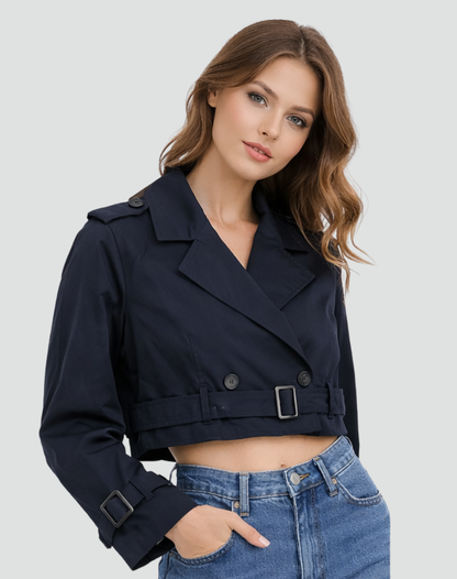 Cecilia | Women's Short Trench Coat