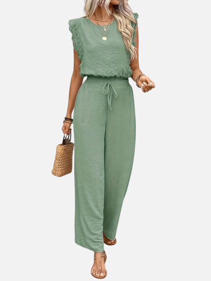 Delphine | Women's Relaxed Top and Wide Leg Trouser Set
