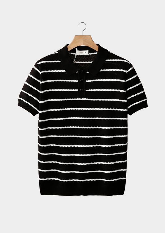 Winslow | Men's Striped Textured Polo