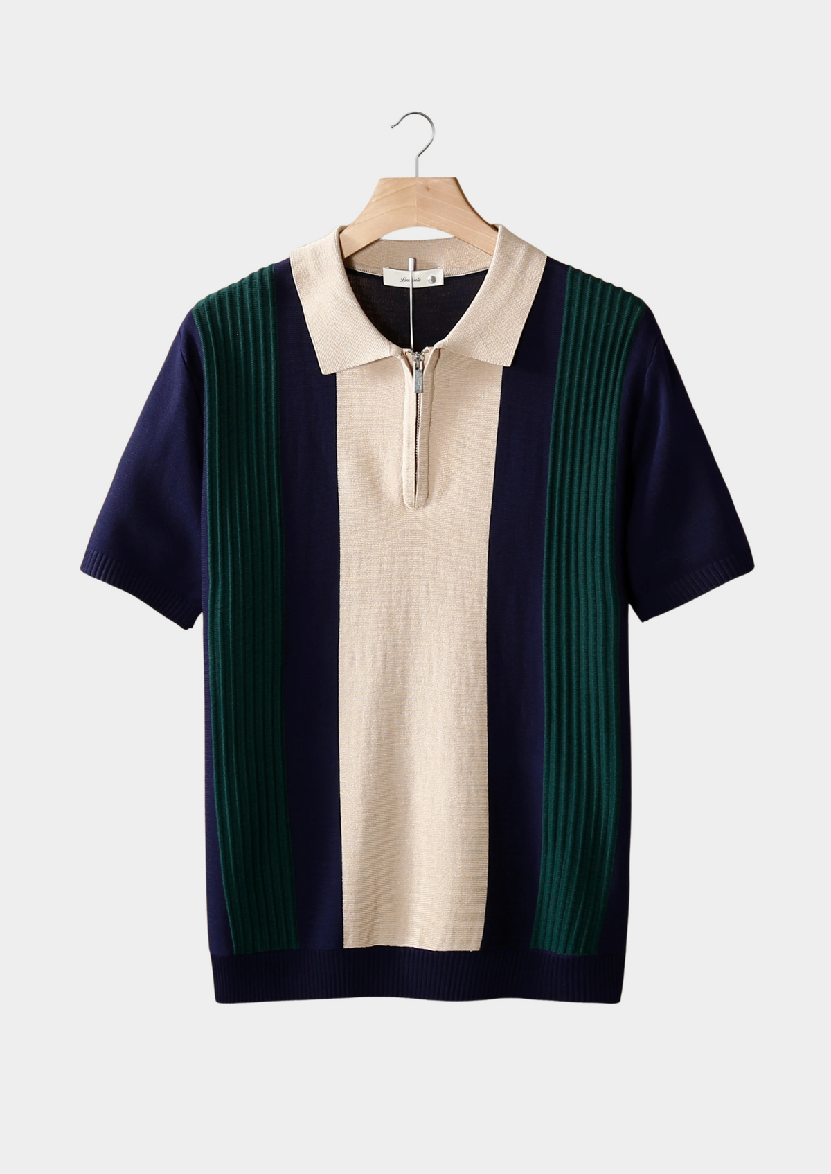 Ashford | Men's Panelled Zip Polo