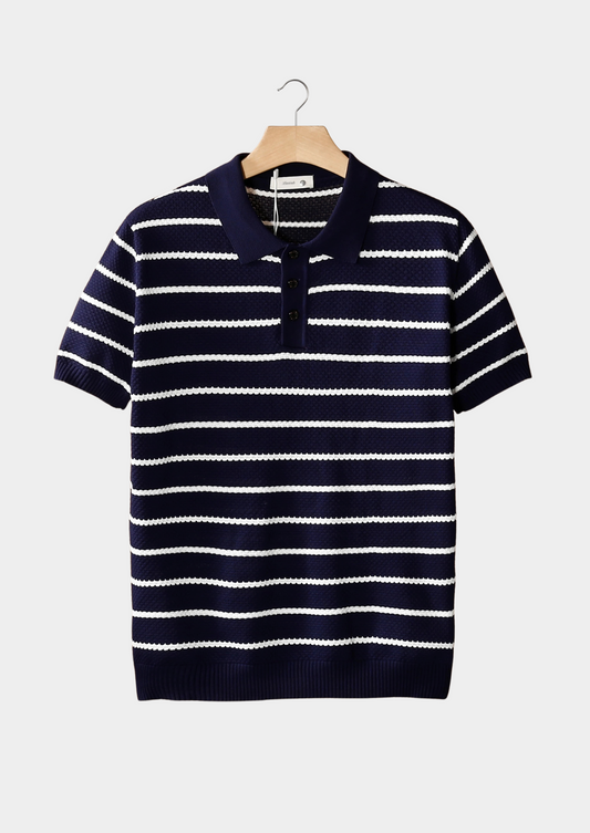 Kendrick | Men's Striped Textured Polo