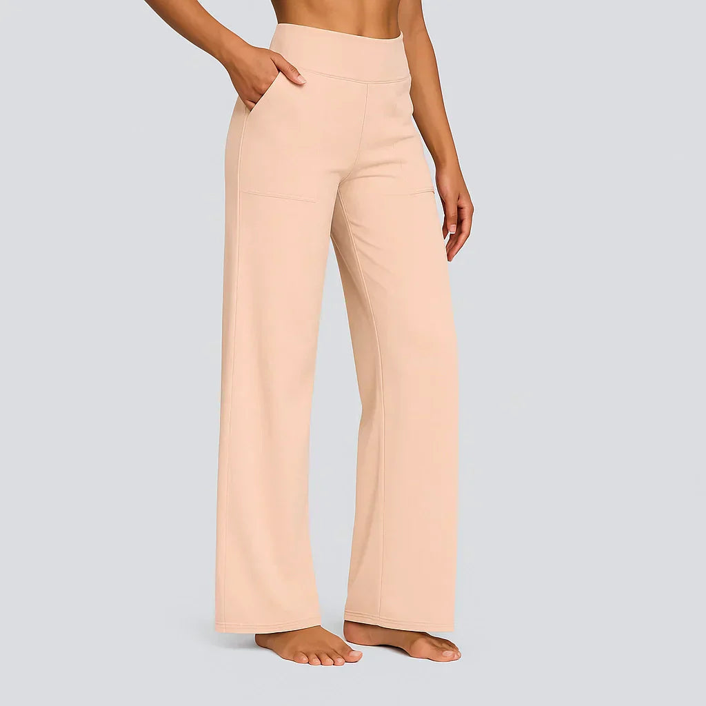 Wren | Women's High Waist Straight Leg Trousers