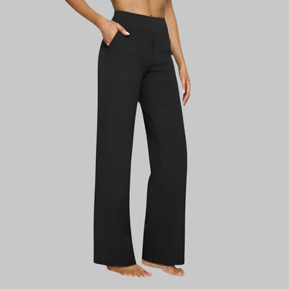 Wren | Women's High Waist Straight Leg Trousers