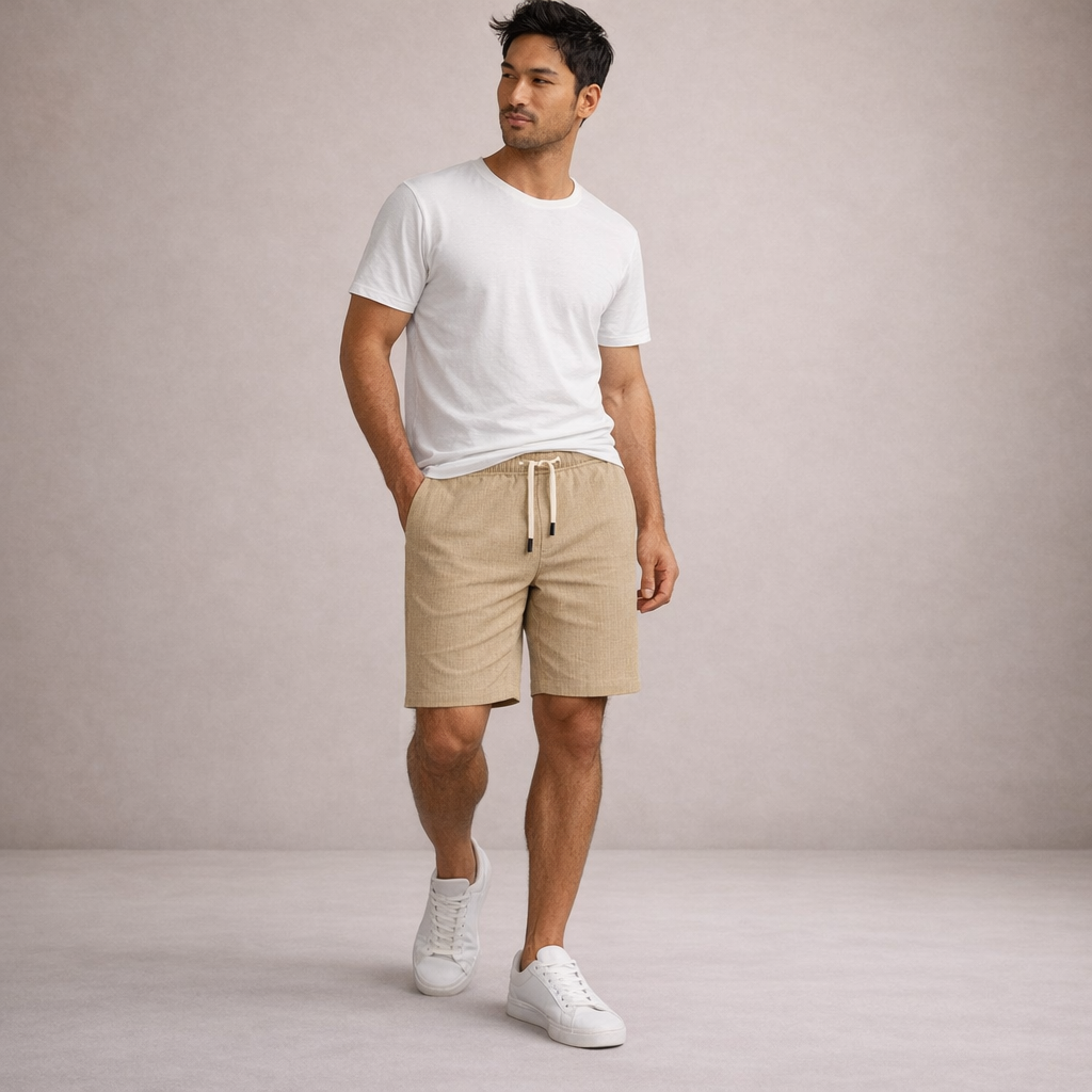 Matthias | Men's Breathable Linen Shorts
