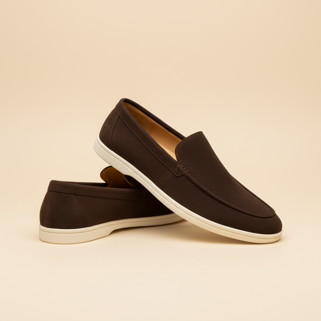 Donkerbruin loafer