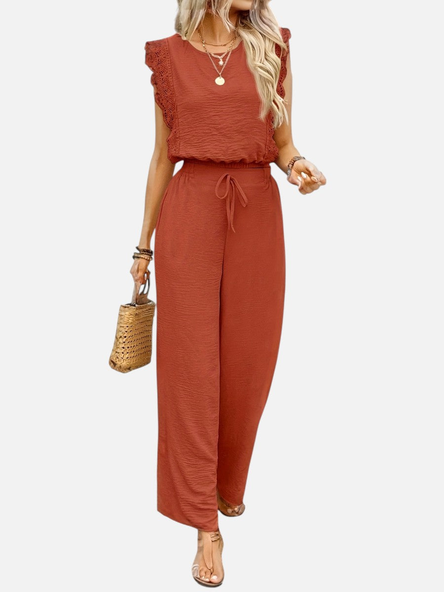 Delphine | Women's Relaxed Top and Wide Leg Trouser Set