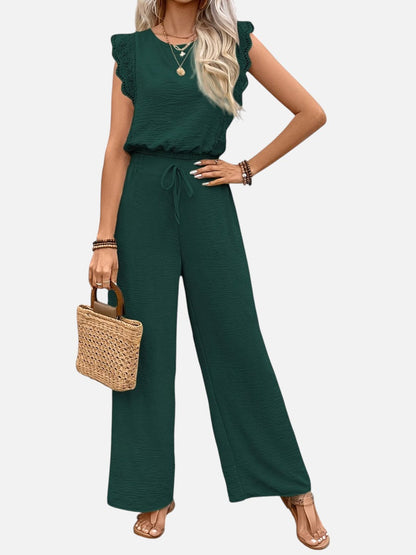 Delphine | Women's Relaxed Top and Wide Leg Trouser Set