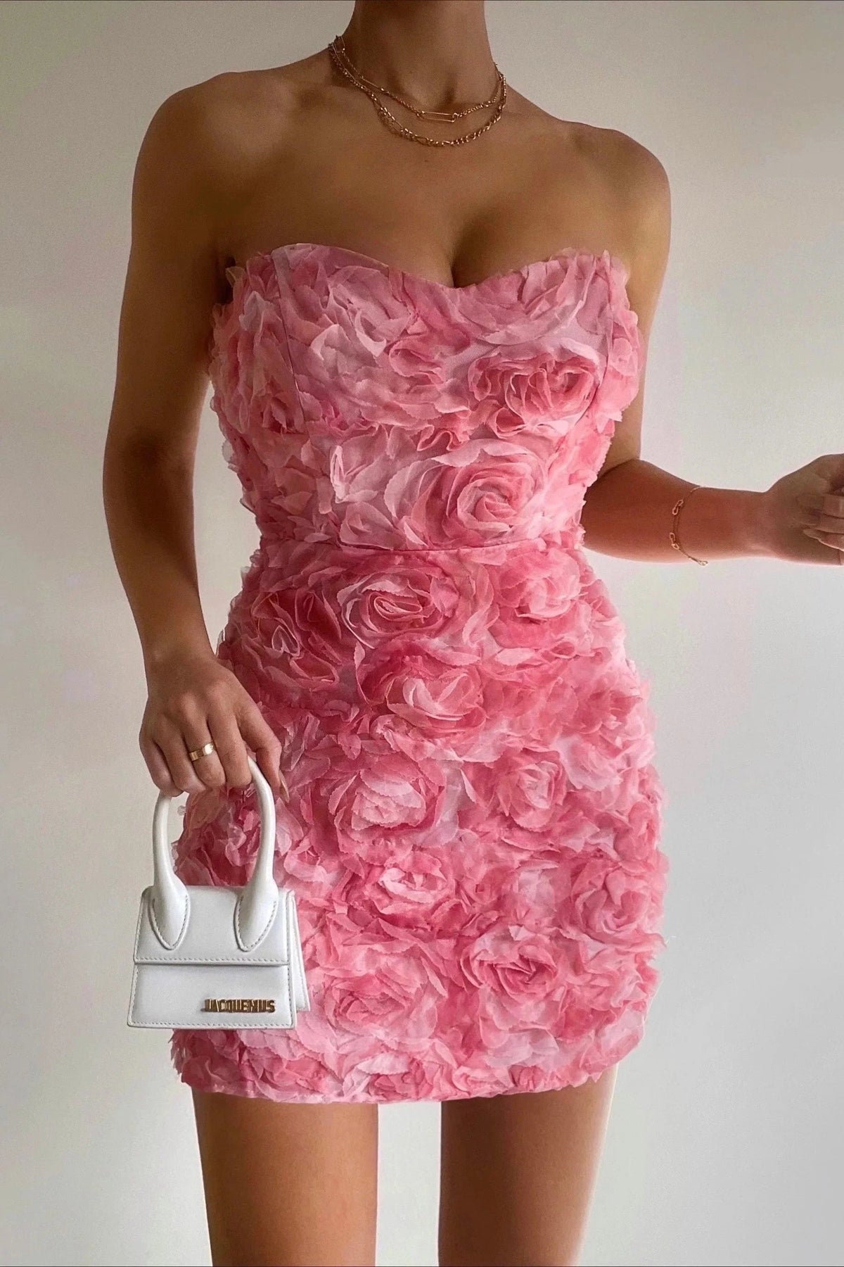 Elizabeth | Women's Strapless Floral Maxi Dress