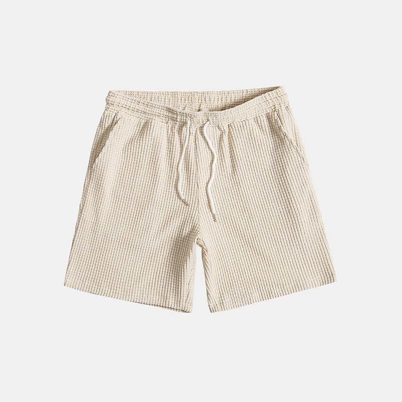 Rory | Men's Open Collar Two-Piece Shorts Set
