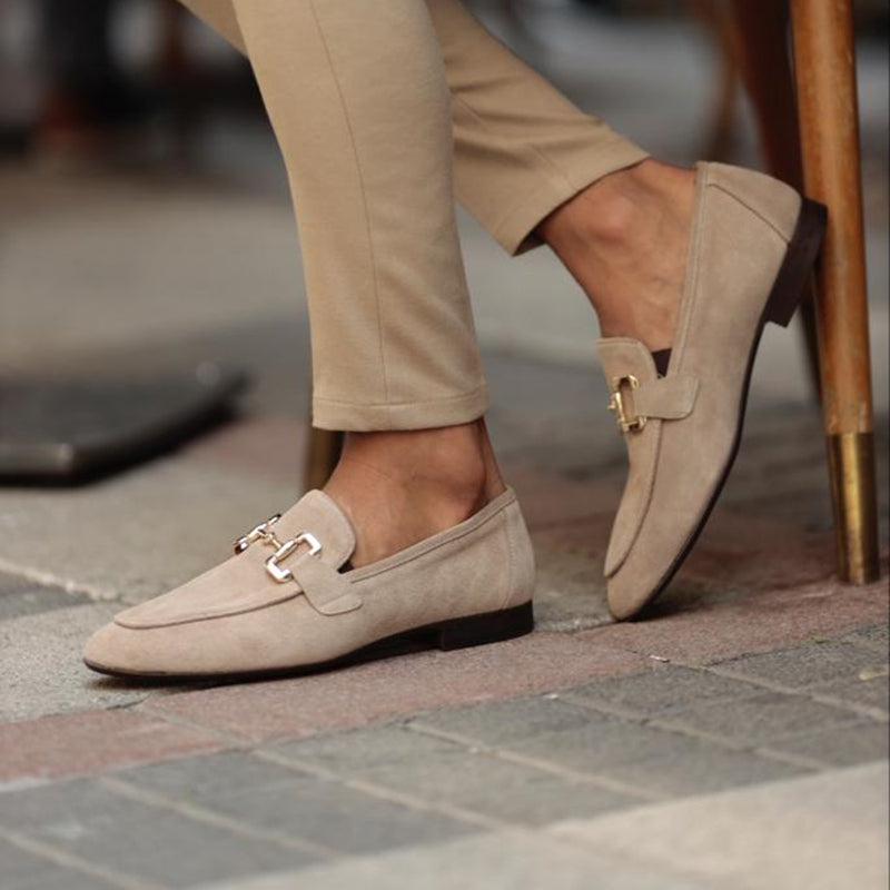 Connor | Men's Metal Detail Slip-On Loafers
