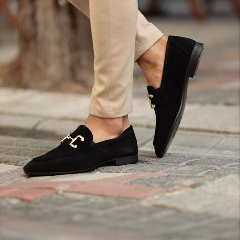 Connor | Men's Metal Detail Slip-On Loafers