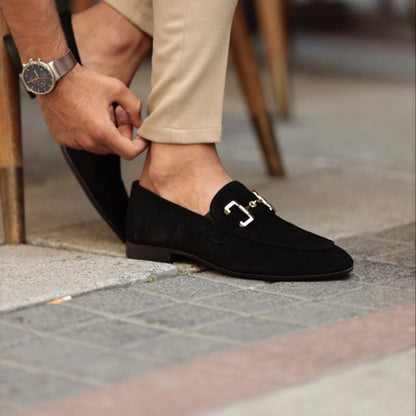 Connor | Men's Metal Detail Slip-On Loafers