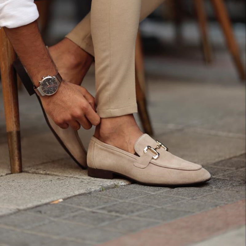 Connor | Men's Metal Detail Slip-On Loafers
