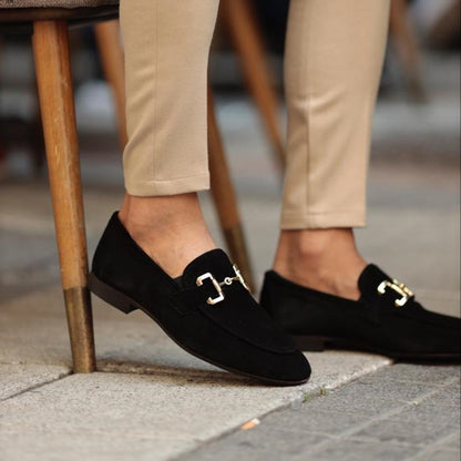 Connor | Men's Metal Detail Slip-On Loafers