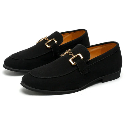 Connor | Men's Metal Detail Slip-On Loafers
