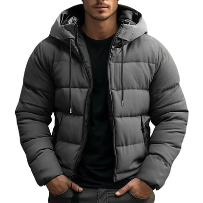 Philip | Men's Hooded Quilted Puffer Jacket