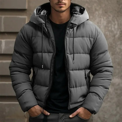Philip | Men's Hooded Quilted Puffer Jacket