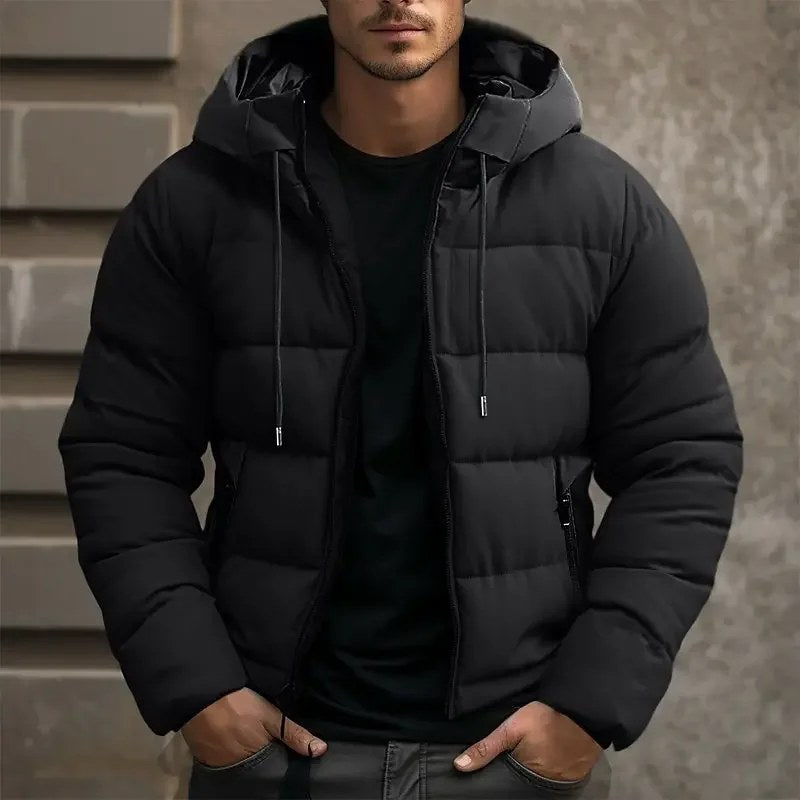 Philip | Men's Hooded Quilted Puffer Jacket