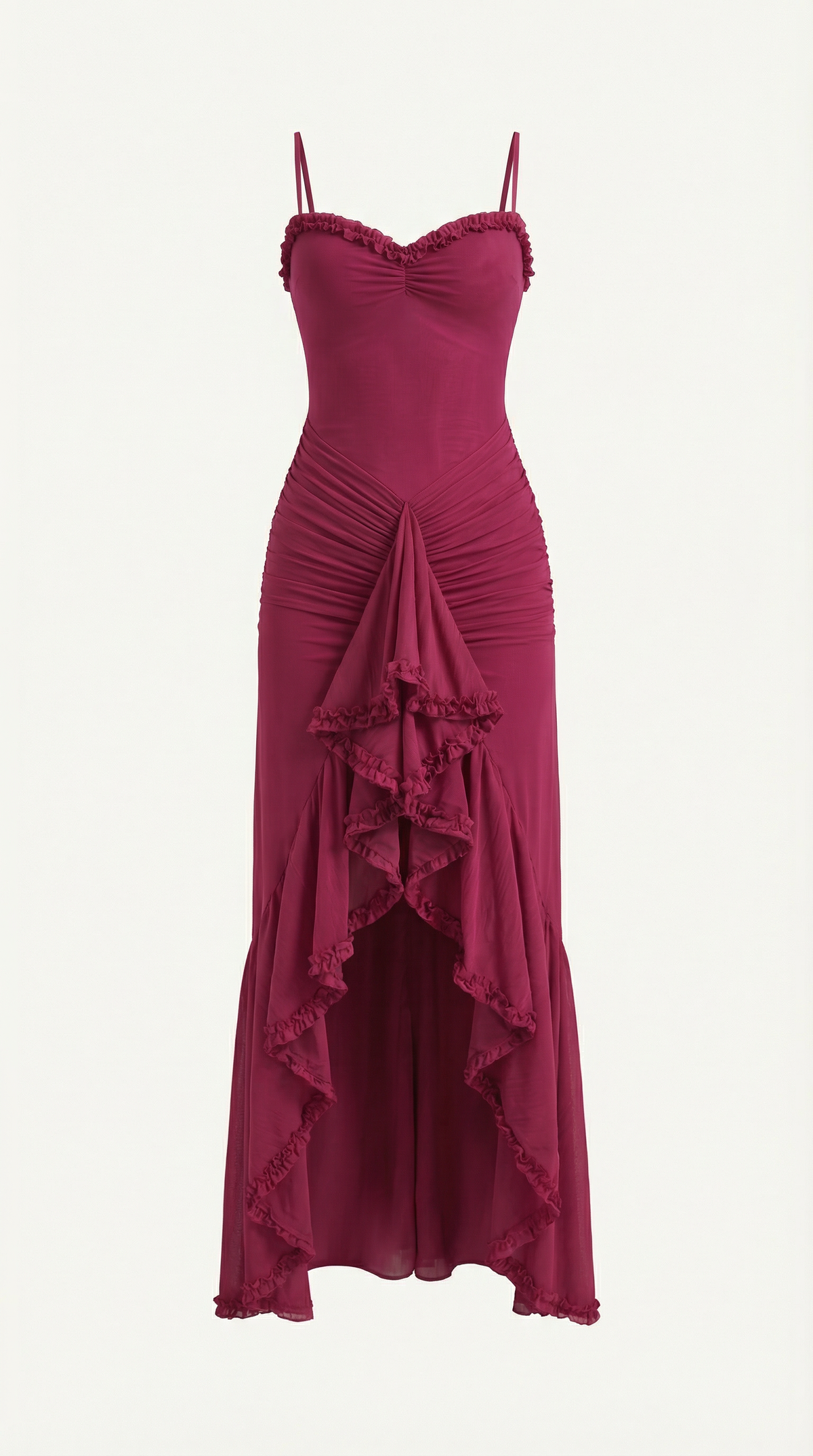 Marianne | Women's Ruffle Sweetheart Maxi Dress