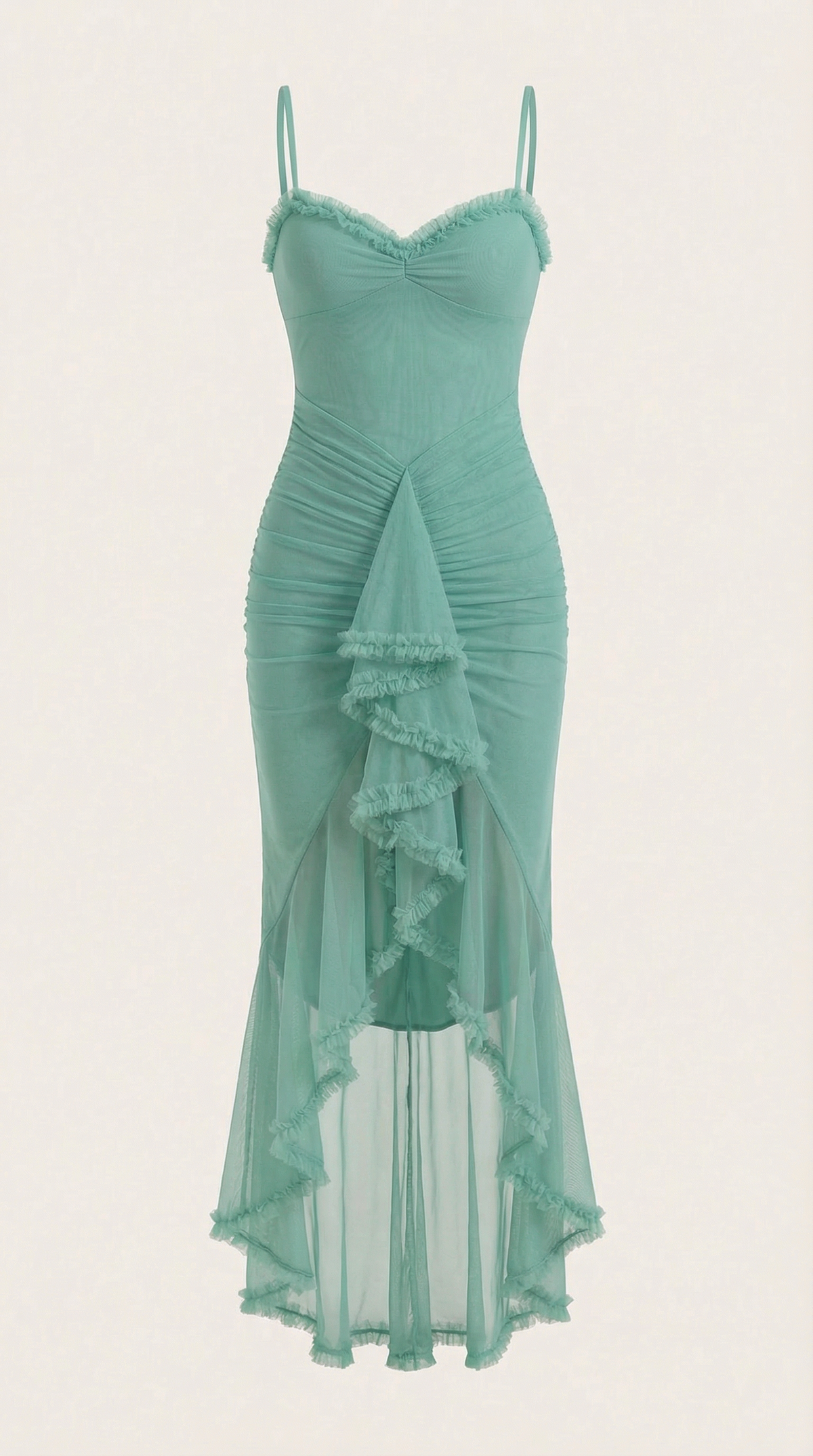 Marianne | Women's Ruffle Sweetheart Maxi Dress