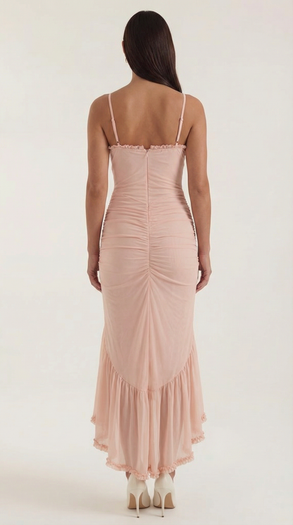 Marianne | Women's Ruffle Sweetheart Maxi Dress