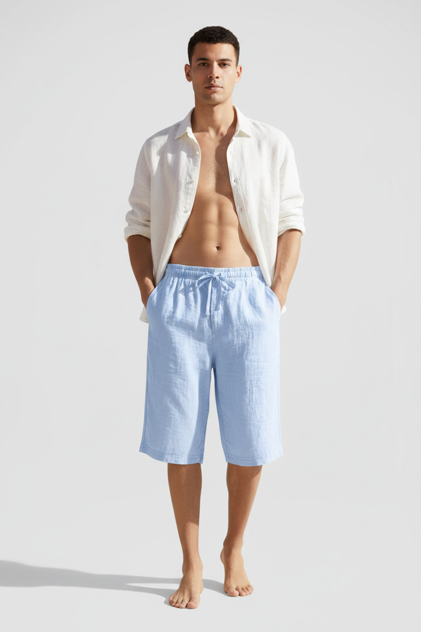 Shorts Lichtblauw