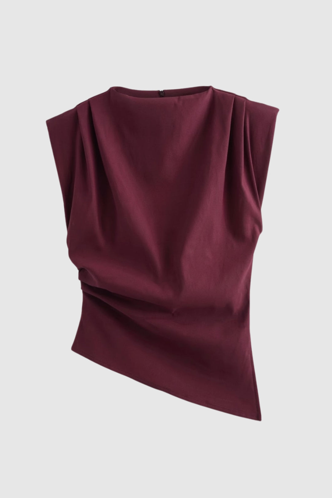 Flora | Women's Sleeveless Draped Top