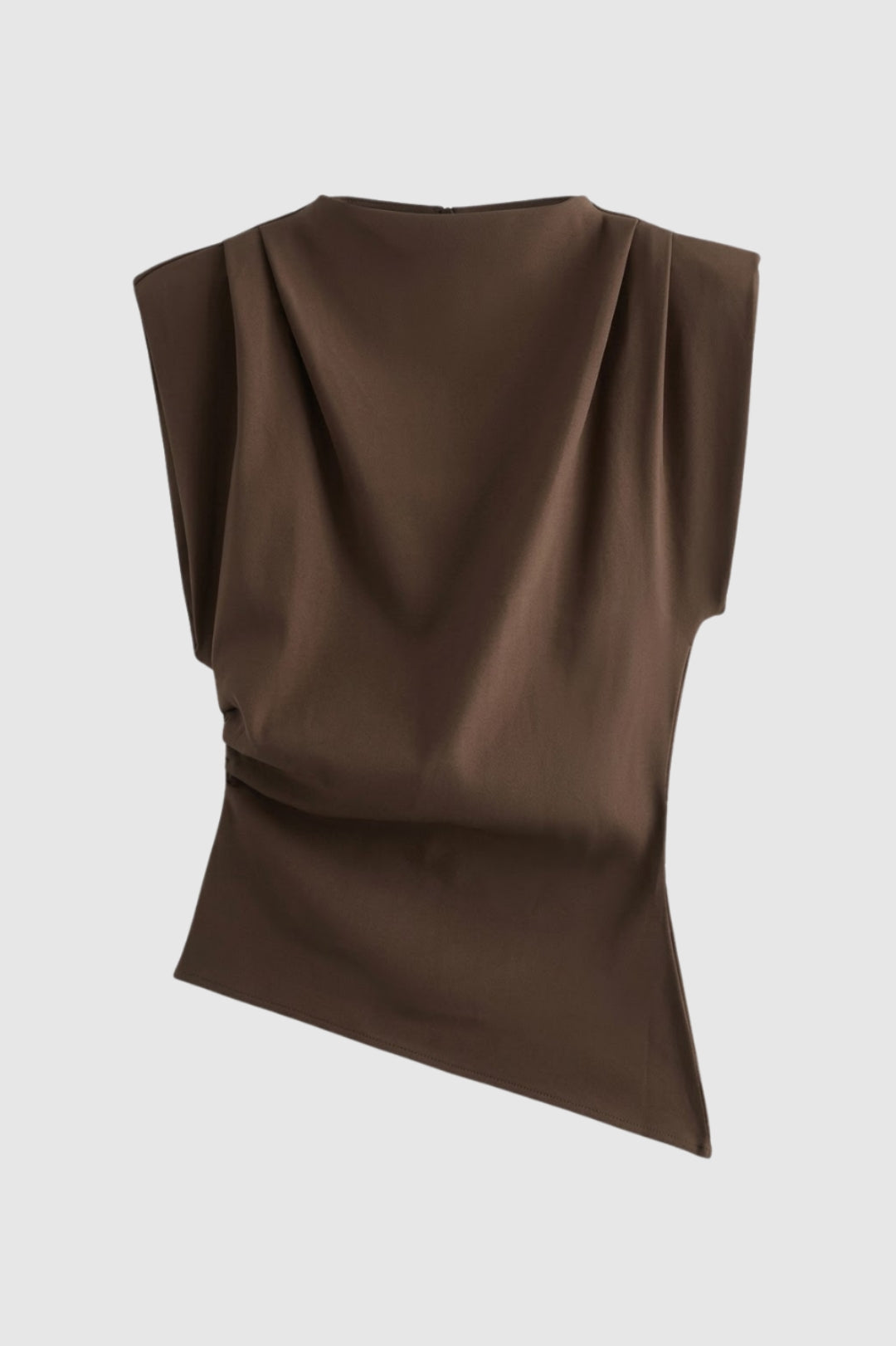 Flora | Women's Sleeveless Draped Top
