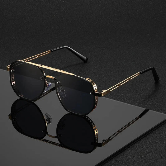 Bertie | Aviator Sunglasses with Gold Frame