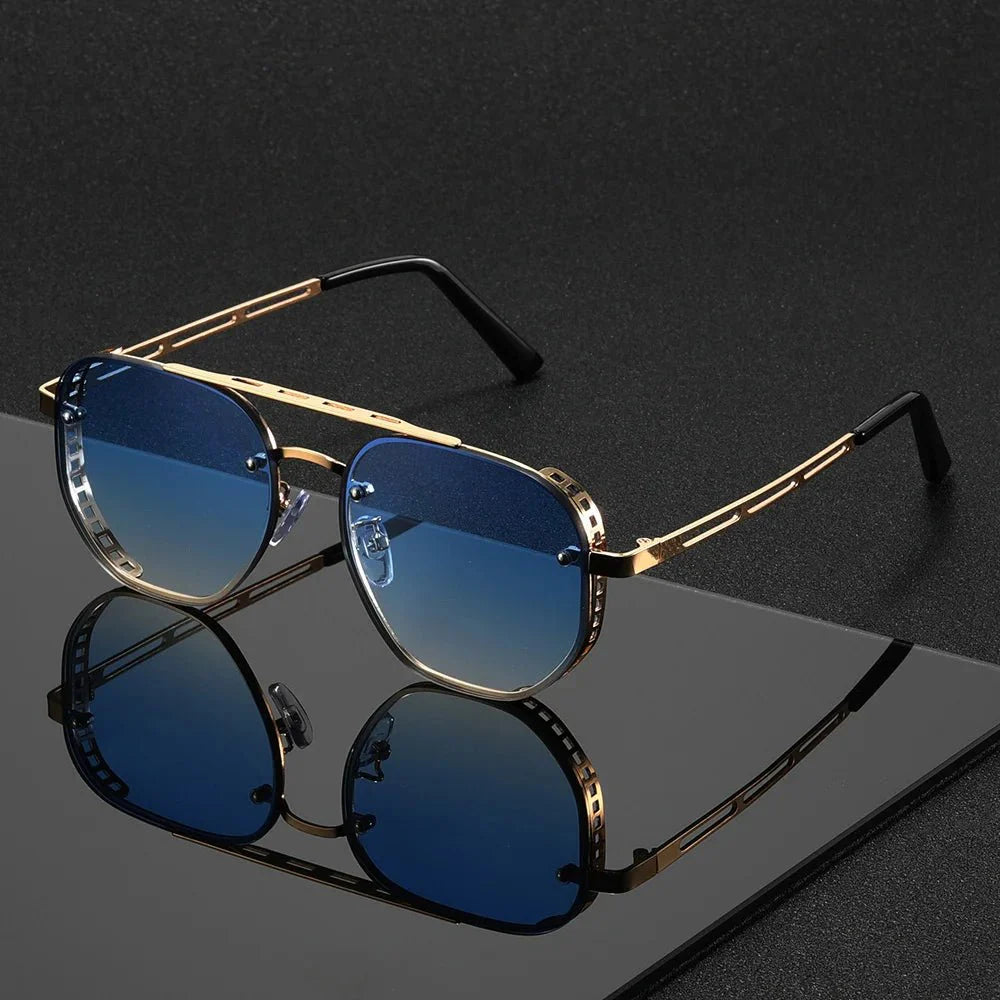 Bertie | Aviator Sunglasses with Gold Frame