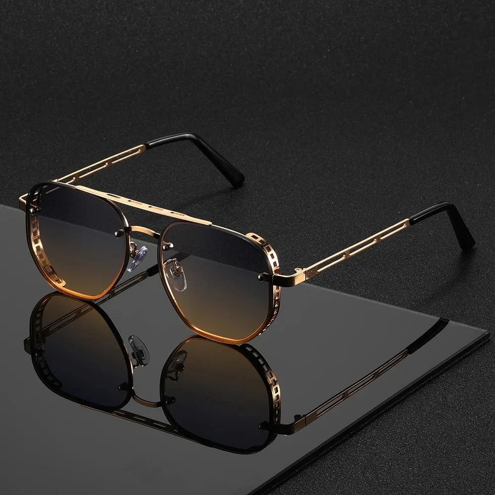 Bertie | Aviator Sunglasses with Gold Frame