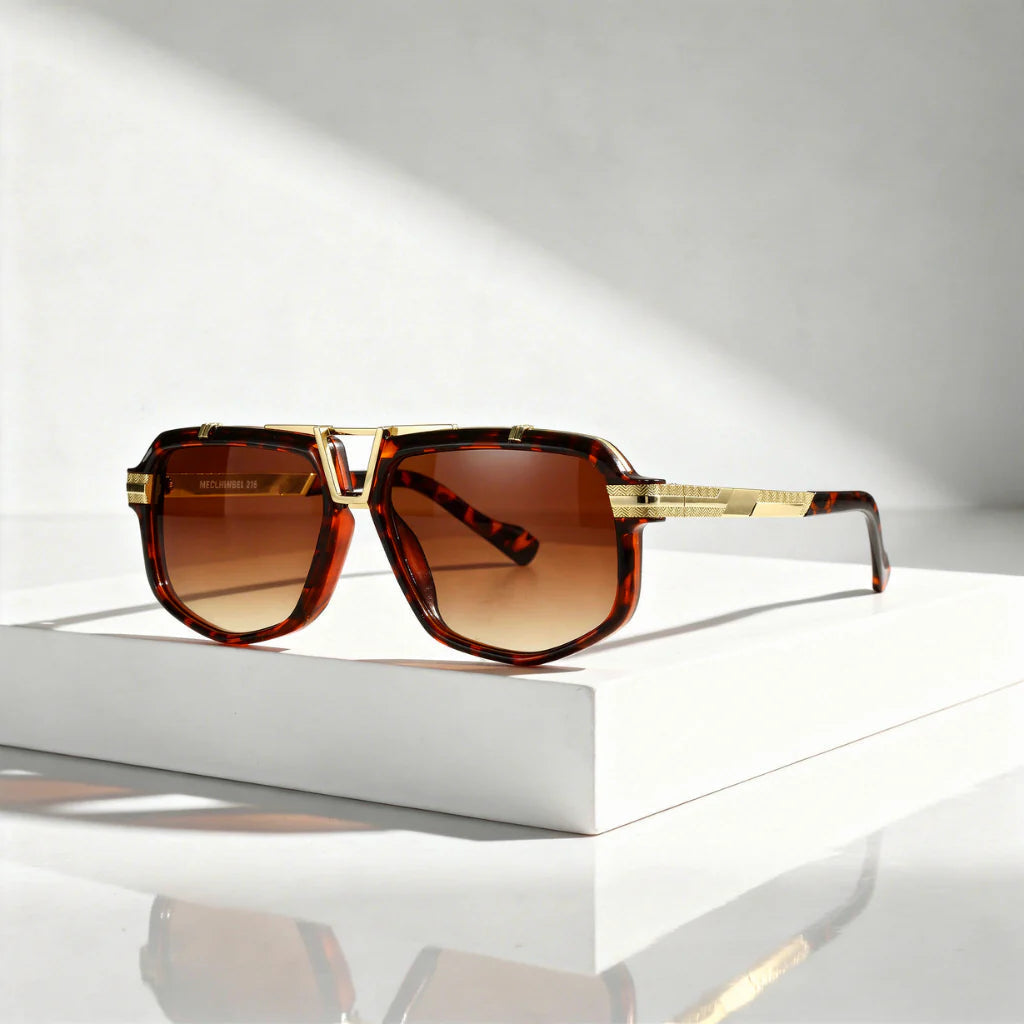 Idris | Unisex Oversized Aviator Sunglasses