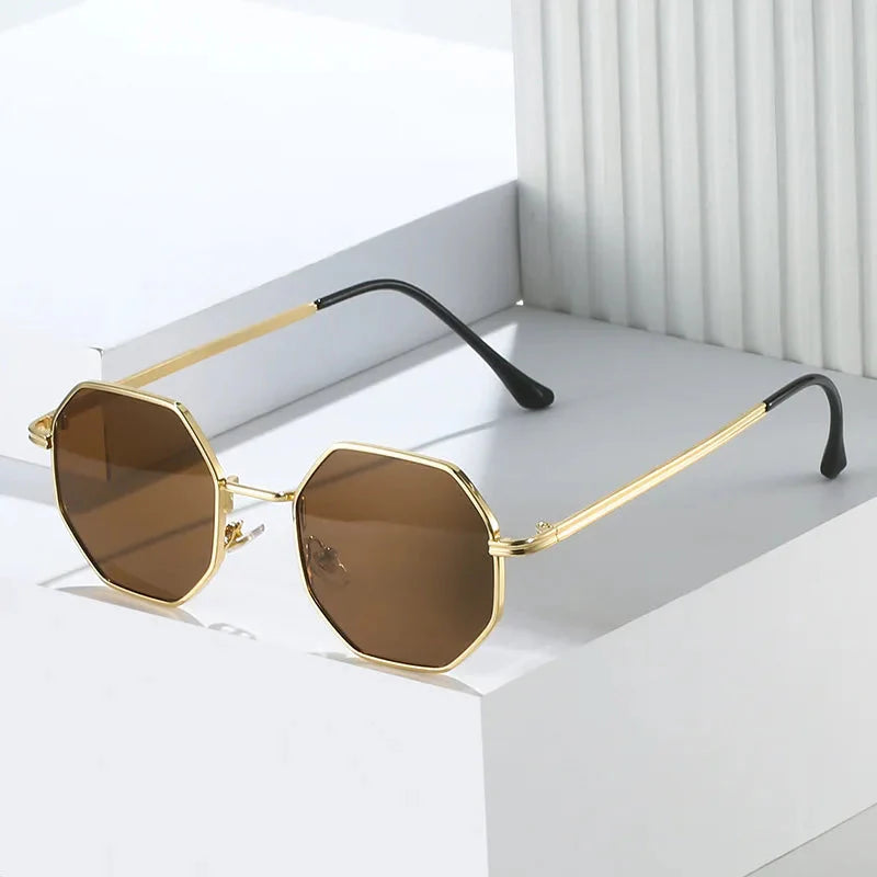 Nova | Unisex Tetragon Metal Sunglasses