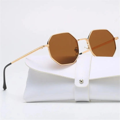 Nova | Unisex Tetragon Metal Sunglasses