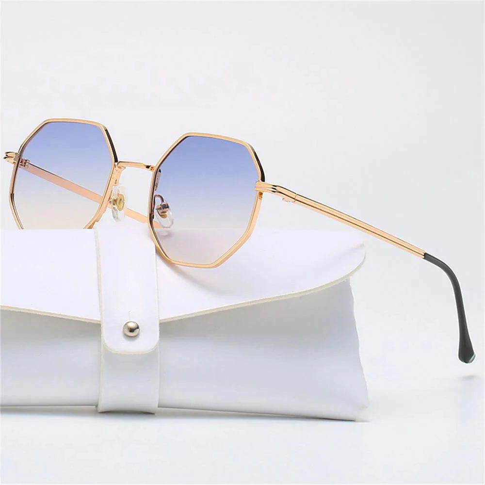 Nova | Unisex Tetragon Metal Sunglasses