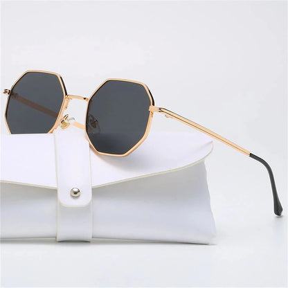 Nova | Unisex Tetragon Metal Sunglasses