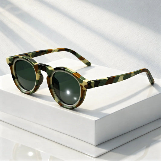 Jude | Unisex Round Retro Sunglasses
