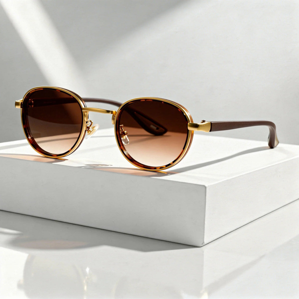 Onyx | Unisex Vintage Round Sunglasses